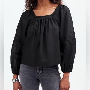 Madewell Black Long Sleeve Top